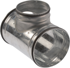 T-stuk 90° (met rubber)